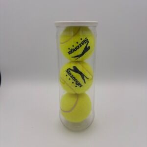 Vintage Slazenger Wimbledon Tennis Balls Sealed 3 Ball Can Championship Yellow